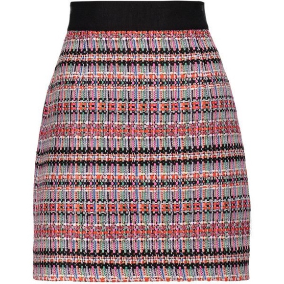 Milly Couture multi-colored tweed mini-skirt - Picture 3 of 6